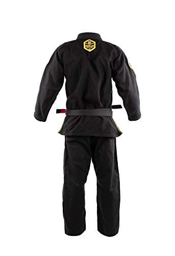 Role Bonito Kimono de Jiu-Jitsu Negro para Hombre (BJJ Gi) Talla A2 Role Bonito Kimono de Jiu-Jitsu Negro para Hombre (BJJ Gi) Talla A2