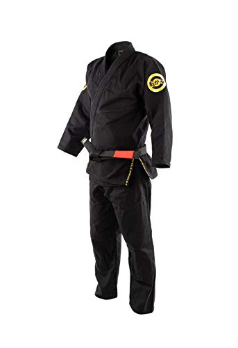 Role Bonito Kimono de Jiu-Jitsu Negro para Hombre (BJJ Gi) Talla A2