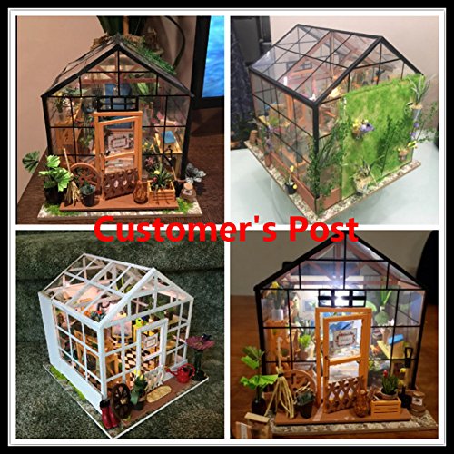 Rolife 3D DIY Modelo de casa de muñecas con Luces Miniatura de Madera Kits de Muebles niñas-niños 14 15 16 17 18 años de Edad hasta Juguetes(Cathy's Flower House)