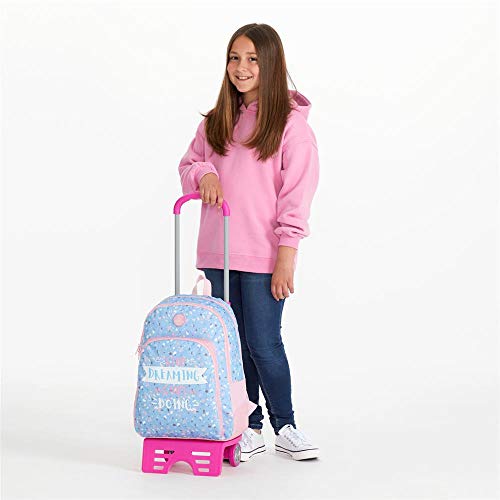 Roll Road 45526N1, Mochila para Niño Doble Compartimento, 44 cm, 19.6 litros, Azul