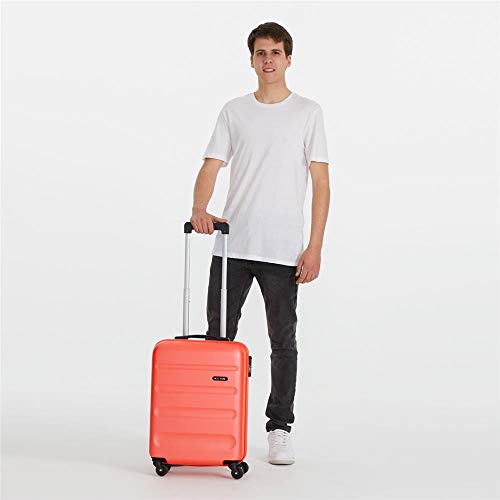 Roll Road Flex Juego de maletas Naranja 55/65 cms Rígida ABS Cierre combinación 91L 4 Ruedas Equipaje de Mano Roll Road Flex Juego de maletas Naranja 55/65 cms Rígida ABS Cierre combinación 91L 4 Ruedas Equipaje de Mano
