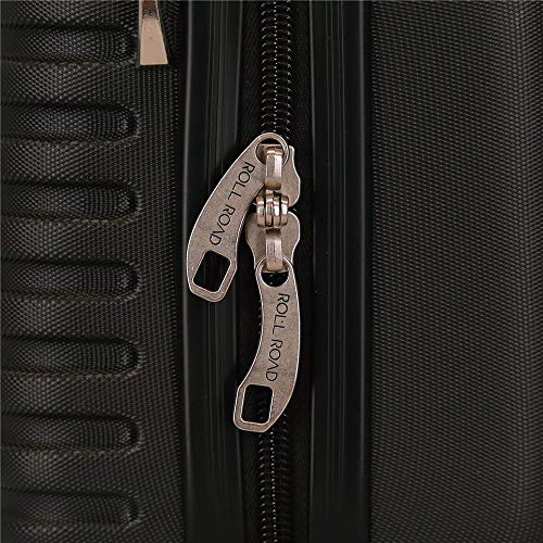 Roll Road Neceser ABS India Adaptable Negro, 29 x 21 x 15 cm Roll Road Neceser ABS India Adaptable Negro, 29 x 21 x 15 cm