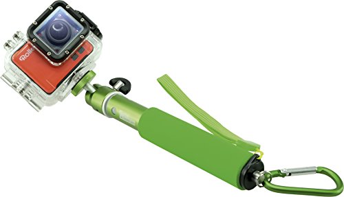 Rollei Arm Extension S 505 mm - Brazo Extensible para Action CAM con GoPro Hero Adapter, Carga máx.: 500 g, con Cabezal esférico, Color Verde