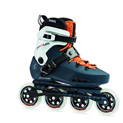 Rollerblade Patines Maxxum Edge 90, Unisex Adulto, Naranja/Zafiro, 250