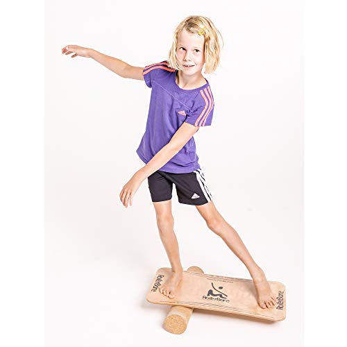 RollerBone Starter Kork Set / Balance Board-Set-Trainer-Gleichgewicht-Surf-Fitness