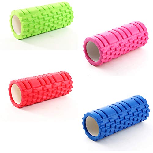 Rollo de Masaje Deportivo,Rodillo de Espuma para Terapia de Masaje,Foam Roller,para Masajes Muscular Fitness Pilates Yoga,Azul