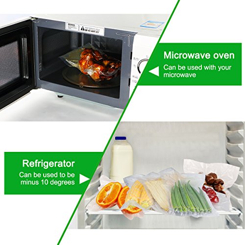 Rollos para Envasadora Sellador de Vacío 3 packs 20cmx300cm y 3 packs 28cmx300cm Bolsas Profesional para la Conservación de Alimentos Protector la Comida para Cocina Rollos para Envasadora Sellador de Vacío 3 packs 20cmx300cm y 3 packs 28cmx300cm Bolsas Profesional para la Conservación de Alimentos Protector la Comida para Cocina