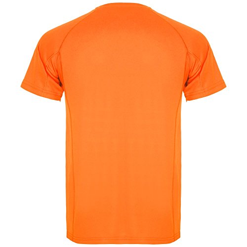 ROLY Camiseta técnica de Hombre Montecarlo, Naranja Fluorescente (L) ROLY Camiseta técnica de Hombre Montecarlo, Naranja Fluorescente (L)