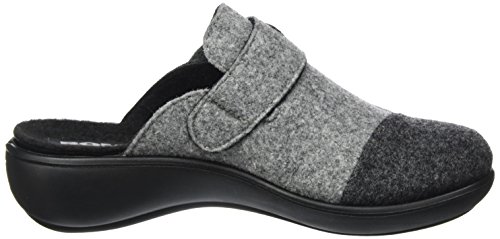 Romika Ibiza Home 306, Zapatillas de Estar por casa con talón Abierto Mujer, Gris (Grau 710), 42 EU