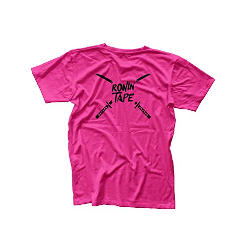 RoninTape® Camiseta – Pack 1 – Sport And Battle Ready, Crossfit, Climbing, Outdoor Fucsia Logo Nero S RoninTape® Camiseta – Pack 1 – Sport And Battle Ready, Crossfit, Climbing, Outdoor Fucsia Logo Nero S