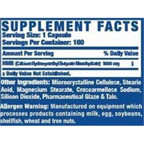 Ronnie Coleman Signature Series HMB XS Suplemento 100 Cápsulas 100 g Ronnie Coleman Signature Series HMB XS Suplemento 100 Cápsulas 100 g
