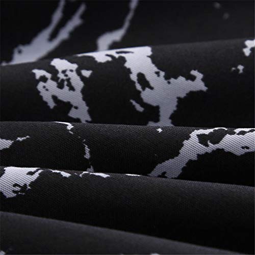 Ropa de Cama 3 Piezas (1 Funda nórdica y 2 Fundas de Almohada) Mármol Negro Blanco Geometría Enrejado Mármol Moderno Estilo nórdico (Negro, 150x200 cm - Cama 90) Ropa de Cama 3 Piezas (1 Funda nórdica y 2 Fundas de Almohada) Mármol Negro Blanco Geometría Enrejado Mármol Moderno Estilo nórdico (Negro, 150x200 cm - Cama 90)