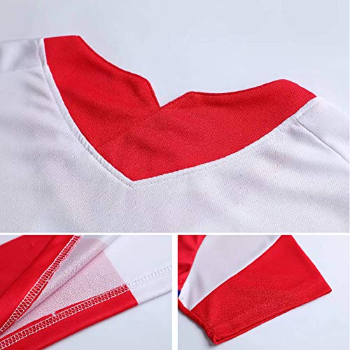 Ropa de fútbol Traje infantil, Modric 10 Rakitić 7 Perišić 4 Camiseta y pantalones cortos de fútbol Jersey, Croacia 2020 local y visitante fan Equipo Entrenamiento Uniforme deportivo-Home No 7-24 Ropa de fútbol Traje infantil, Modric 10 Rakitić 7 Perišić 4 Camiseta y pantalones cortos de fútbol Jersey, Croacia 2020 local y visitante fan Equipo Entrenamiento Uniforme deportivo-Home No 7-24