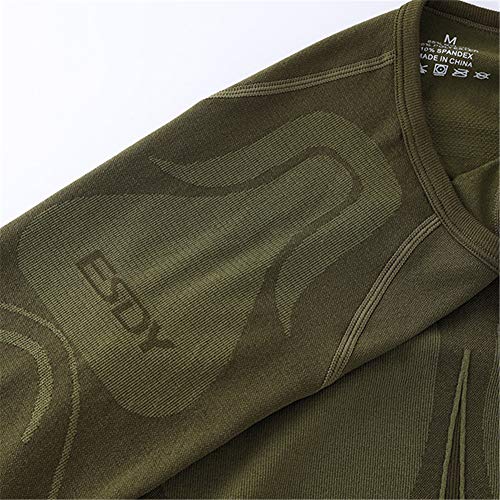 Ropa Interior Funcional para Deportes Al Aire Libre para Hombres, Conjunto De Ropa Interior Térmica De Otoño E Invierno, Que Se Utiliza para Hacer Ejercicio, Esquiar (Negro,M) Ropa Interior Funcional para Deportes Al Aire Libre para Hombres, Conjunto De Ropa Interior Térmica De Otoño E Invierno, Que Se Utiliza para Hacer Ejercicio, Esquiar (Negro,M)