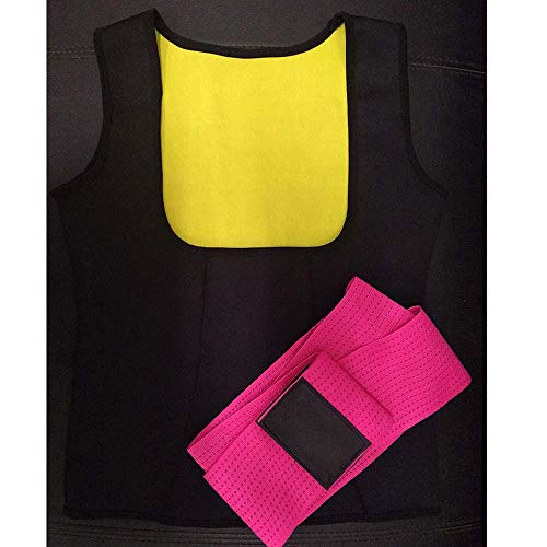 Rosa de Las Mujeres 3D Transpirable Ajustable corsé de la Cintura Abdominal Entrenamiento de la Cintura posparto Abdominales Culturismo Ropa Interior (Size : M)