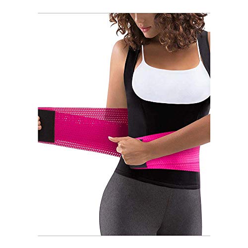 Rosa de Las Mujeres 3D Transpirable Ajustable corsé de la Cintura Abdominal Entrenamiento de la Cintura posparto Abdominales Culturismo Ropa Interior (Size : M)