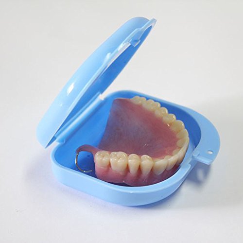 rosenice 5 unidades cubitos lata Retainer Caso con vent agujeros y tapa snapserver Protector Bucal Caso Pino ortopédico Dental Retainer Caja cubitos de recipientes