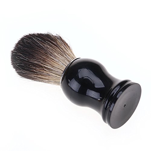 ROSENICE Brocha de Afeitar de Pelo de Tejón con Mango para Hombres Accesorio para Afeitado ROSENICE Brocha de Afeitar de Pelo de Tejón con Mango para Hombres Accesorio para Afeitado