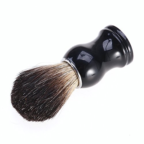 ROSENICE Brocha de Afeitar de Pelo de Tejón con Mango para Hombres Accesorio para Afeitado ROSENICE Brocha de Afeitar de Pelo de Tejón con Mango para Hombres Accesorio para Afeitado