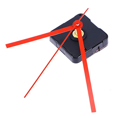 ROSENICE Kit de movimiento silencioso del reloj Mano roja del reloj recto para el reemplazo del reloj de DIY