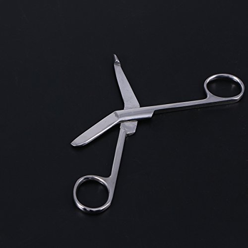 ROSENICE Tijeras de vendaje Tijeras de enfermería de acero inoxidable tijeras de 14 cm médicos para el hogar ROSENICE Tijeras de vendaje Tijeras de enfermería de acero inoxidable tijeras de 14 cm médicos para el hogar