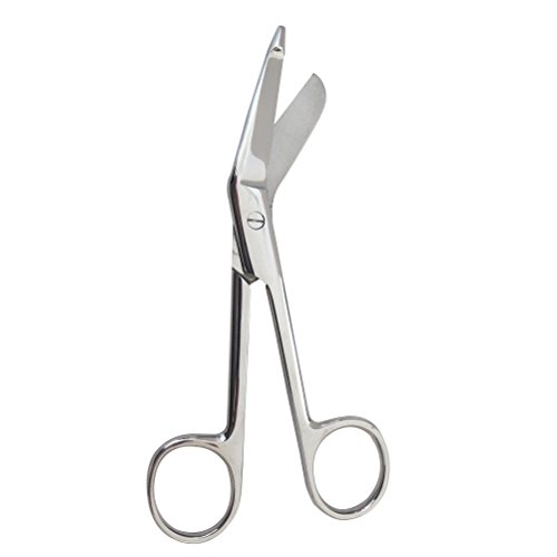 ROSENICE Tijeras de vendaje Tijeras de enfermería de acero inoxidable tijeras de 14 cm médicos para el hogar ROSENICE Tijeras de vendaje Tijeras de enfermería de acero inoxidable tijeras de 14 cm médicos para el hogar
