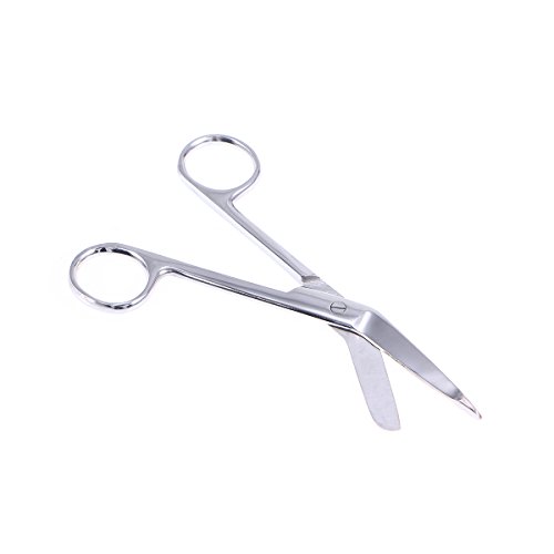 ROSENICE Tijeras de vendaje Tijeras de enfermería de acero inoxidable tijeras de 14 cm médicos para el hogar ROSENICE Tijeras de vendaje Tijeras de enfermería de acero inoxidable tijeras de 14 cm médicos para el hogar