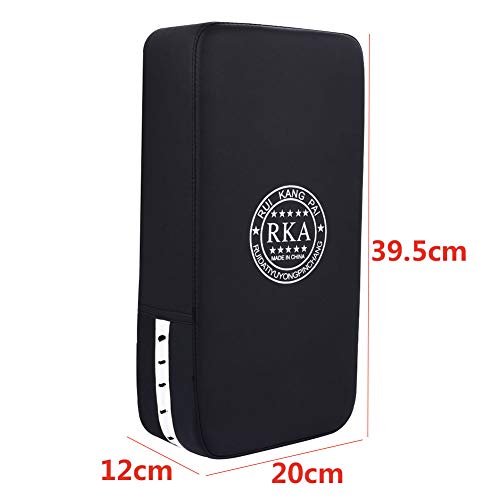 Rosepoem Paos de Boxeo Cuero PU Muay Thai Kick Manoplas Almohadilla de Entrenamiento para Boxeo Artes Marciales Taekwondo Karate Judo Jiu-Jitsu Punch Pad