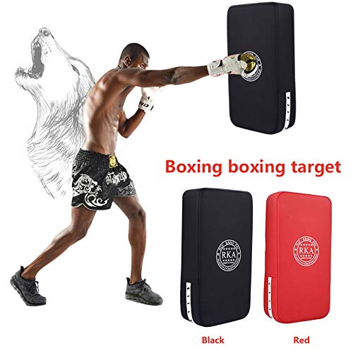 Rosepoem Paos de Boxeo Cuero PU Muay Thai Kick Manoplas Almohadilla de Entrenamiento para Boxeo Artes Marciales Taekwondo Karate Judo Jiu-Jitsu Punch Pad