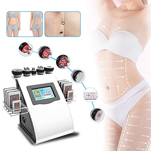 Rosvola 5 en 1 Cuerpo Que Forma el Massager, máquina multipolar del vacío de la radiofrecuencia del Masaje Gordo Profesional 40K para el Uso en el hogar del Balneario del salón(Enchufe de la UE) Rosvola 5 en 1 Cuerpo Que Forma el Massager, máquina multipolar del vacío de la radiofrecuencia del Masaje Gordo Profesional 40K para el Uso en el hogar del Balneario del salón(Enchufe de la UE)