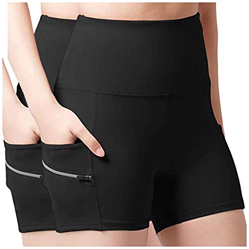 Routinfly Pantalones de yoga para mujer, leggings cortos de cintura alta, pantalones de yoga, pantalones de deporte, pantalones cortos push up, leggins, pantalones deportivos para correr, entrenar.