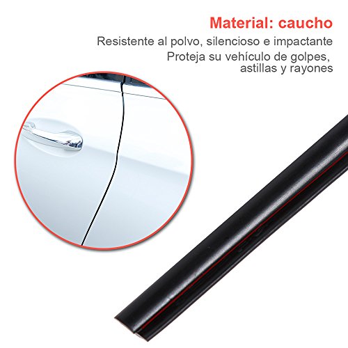 Rovtop 10M Protección de goma de puerta de coche Protección de frontera Cinturón para evitar arañazos Marco de puerta de metal Junta de goma de goma (negro) Rovtop 10M Protección de goma de puerta de coche Protección de frontera Cinturón para evitar arañazos Marco de puerta de metal Junta de goma de goma (negro)