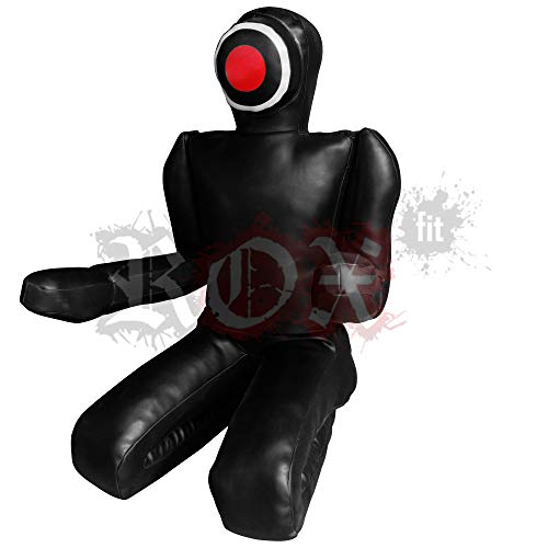 Rox Fit MMA Judo Bolsa de boxeo Grappling Dummy – Posición, estilo de presentación, doble cara, MMA Dummy, BJJ de boxeo entrenamiento bolsa 5 FT & 6 ft negro (sin relleno) Negro negro Talla:5 Foot (1.5 meters) Rox Fit MMA Judo Bolsa de boxeo Grappling Dummy – Posición, estilo de presentación, doble cara, MMA Dummy, BJJ de boxeo entrenamiento bolsa 5 FT & 6 ft negro (sin relleno) Negro negro Talla:5 Foot (1.5 meters)