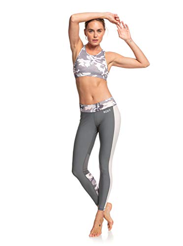 Roxy Lets Dance - Sujetador Deportivo De Sujeción Media para Mujer Sujetador Deportivo De Sujeción Media, Mujer, Charcoal Heather Darwin s, M Roxy Lets Dance - Sujetador Deportivo De Sujeción Media para Mujer Sujetador Deportivo De Sujeción Media, Mujer, Charcoal Heather Darwin s, M