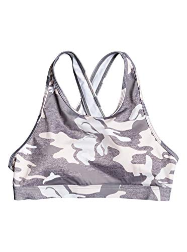 Roxy Lets Dance - Sujetador Deportivo De Sujeción Media para Mujer Sujetador Deportivo De Sujeción Media, Mujer, Charcoal Heather Darwin s, M Roxy Lets Dance - Sujetador Deportivo De Sujeción Media para Mujer Sujetador Deportivo De Sujeción Media, Mujer, Charcoal Heather Darwin s, M