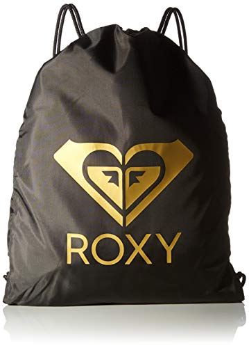 Roxy Light AS A Feather Solid, Bolsa de Gimnasio o Mochila. para Mujer, Antracita, Medium