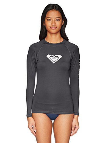 Roxy Rashgaurd - Camiseta de manga larga y manga corta para mujer - Negro - 40 Roxy Rashgaurd - Camiseta de manga larga y manga corta para mujer - Negro - 40