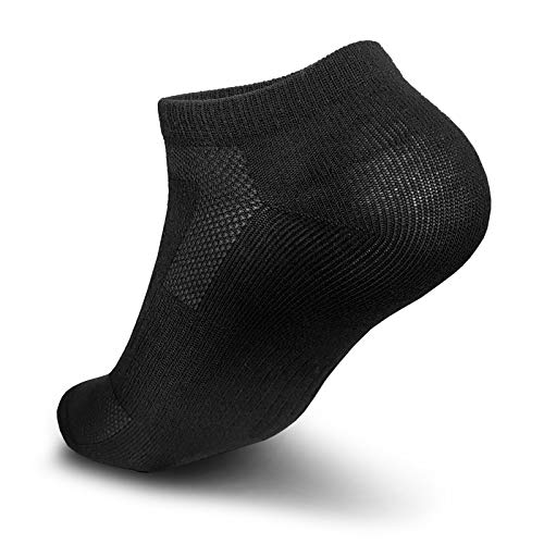 ROYALZ Calcetines de zapatillas 10 pares de botas para hombre y mujer 10 paquetes de calcetines cortos transpirables ligeros y cómodos, Talla Calcetines:47-50, Set:10 Coppia/Nero