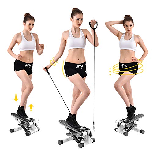 RR-YRF Mini Paso A Paso Multifuncional, Pedal De Pérdida De Peso De La Caminadora De La Familia, Equipo De Aptitud De La Pantalla LCD, Ejercicio De Gimnasio con Banda De Resistencia RR-YRF Mini Paso A Paso Multifuncional, Pedal De Pérdida De Peso De La Caminadora De La Familia, Equipo De Aptitud De La Pantalla LCD, Ejercicio De Gimnasio con Banda De Resistencia