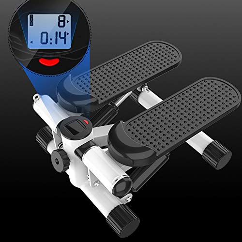 RR-YRF Mini Paso A Paso Multifuncional, Pedal De Pérdida De Peso De La Caminadora De La Familia, Equipo De Aptitud De La Pantalla LCD, Ejercicio De Gimnasio con Banda De Resistencia