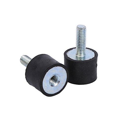 Rubber Shock Mounts Set, 4 Pcs Rubber Shock Absorber Mounts Set with Studs M8 M6 Anti Vibration Silentblock for Car Boat (VD20*15 M6*18) Rubber Shock Mounts Set, 4 Pcs Rubber Shock Absorber Mounts Set with Studs M8 M6 Anti Vibration Silentblock for Car Boat (VD20*15 M6*18)