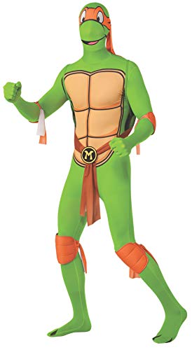 Rubie'S Disfraz Oficial de Las Tortugas Ninja de Miguel Ángel para Adultos, Talla Grande