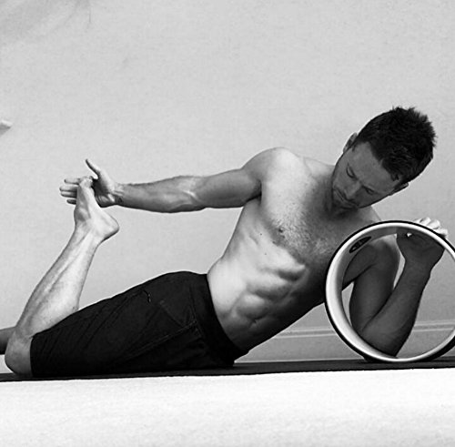 Rueda de yoga de estiramiento Dharma, de MyYogaWheels, mejora el equilibrio de manos, la flexibilidad, inversiones, dolor de espalda, curvas de pilates, liberación de tensión de los tejidos profundos, rodillo de masaje para cadera y hombros, hombre, MYW-G Rueda de yoga de estiramiento Dharma, de MyYogaWheels, mejora el equilibrio de manos, la flexibilidad, inversiones, dolor de espalda, curvas de pilates, liberación de tensión de los tejidos profundos, rodillo de masaje para cadera y hombros, hombre, MYW-G