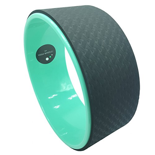 Rueda de yoga de estiramiento Dharma, de MyYogaWheels, mejora el equilibrio de manos, la flexibilidad, inversiones, dolor de espalda, curvas de pilates, liberación de tensión de los tejidos profundos, rodillo de masaje para cadera y hombros, hombre, MYW-G Rueda de yoga de estiramiento Dharma, de MyYogaWheels, mejora el equilibrio de manos, la flexibilidad, inversiones, dolor de espalda, curvas de pilates, liberación de tensión de los tejidos profundos, rodillo de masaje para cadera y hombros, hombre, MYW-G