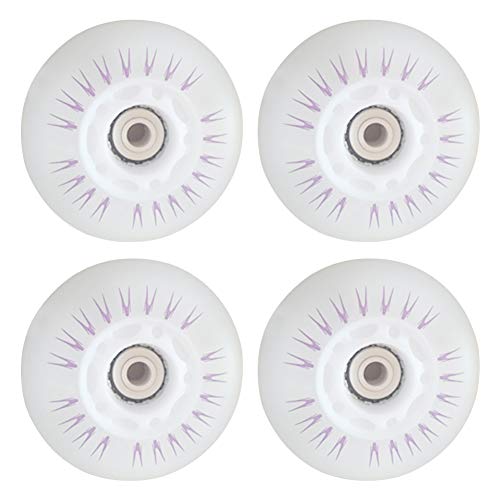 Ruedas de patines en línea, 4 piezas LED Flash intermitente Ruedas de patín Rueda de repuesto 72 mm / 76 mm / 80 mm Rodillo en línea para niños y adolescentes Ruedas de patines en línea, 4 piezas LED Flash intermitente Ruedas de patín Rueda de repuesto 72 mm / 76 mm / 80 mm Rodillo en línea para niños y adolescentes