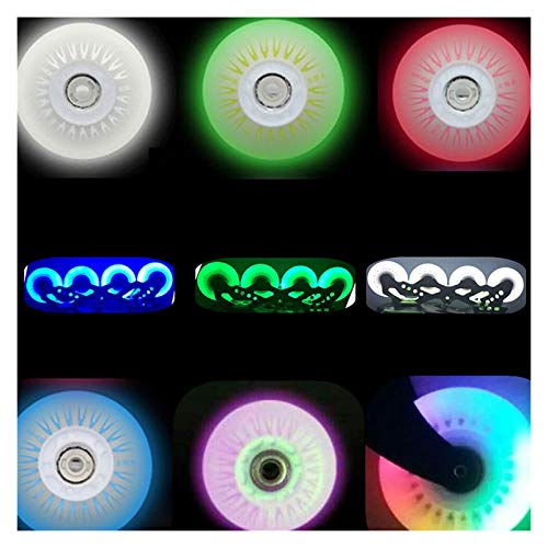 Ruedas Patines En Linea 4 PC intermitente de la PU de la rueda 76mm 70mm 64mm Por patines en línea 90A for adultos for niños Ruedas de rodillos Ruedas Skate (Color : Green 64mm) Ruedas Patines En Linea 4 PC intermitente de la PU de la rueda 76mm 70mm 64mm Por patines en línea 90A for adultos for niños Ruedas de rodillos Ruedas Skate (Color : Green 64mm)