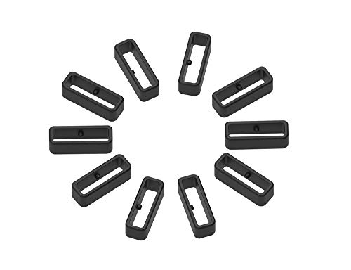Ruentech - Anillo de sujeción de Repuesto compatible con garmin Fenix 5 Correa de Silicona Cierre Seguro Loop Keeper, Color 10 pcs Ruentech - Anillo de sujeción de Repuesto compatible con garmin Fenix 5 Correa de Silicona Cierre Seguro Loop Keeper, Color 10 pcs