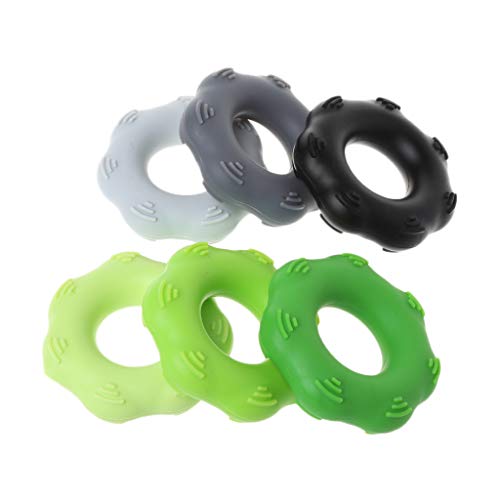 ruiruiNIE New Hand Gripper Trainer Expansor carpiano Entrenamiento Exersiser de Dedos Agarre la Fuerza - Verde Oscuro