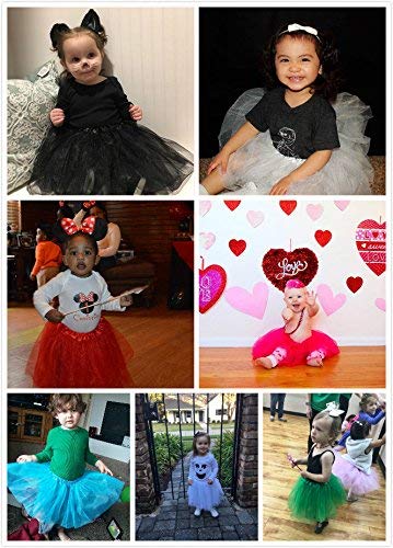 Ruiuzi Falda tutú para niños, Falda clásica de Tul de 4 Capas para Fiesta de Halloween, Disfraz, Fiesta de Disfraces (Negro, Niños (2-8 años)) Ruiuzi Falda tutú para niños, Falda clásica de Tul de 4 Capas para Fiesta de Halloween, Disfraz, Fiesta de Disfraces (Negro, Niños (2-8 años))