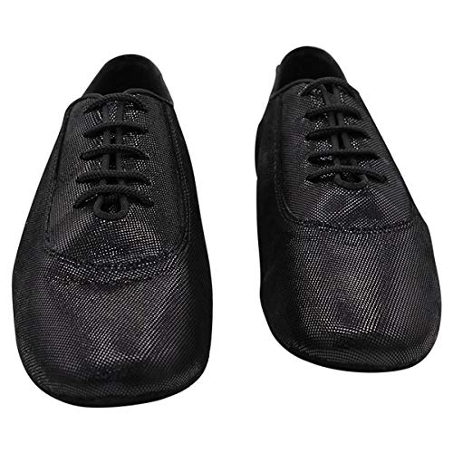 Rummos Mujeres Zapatos de Entrenador de Baile R377 061-024 - Material: Cuero/Nobuk - Color: Diva Negro - Anchura: Normal - Tacón: 45 Cuban - Talla: EUR 40